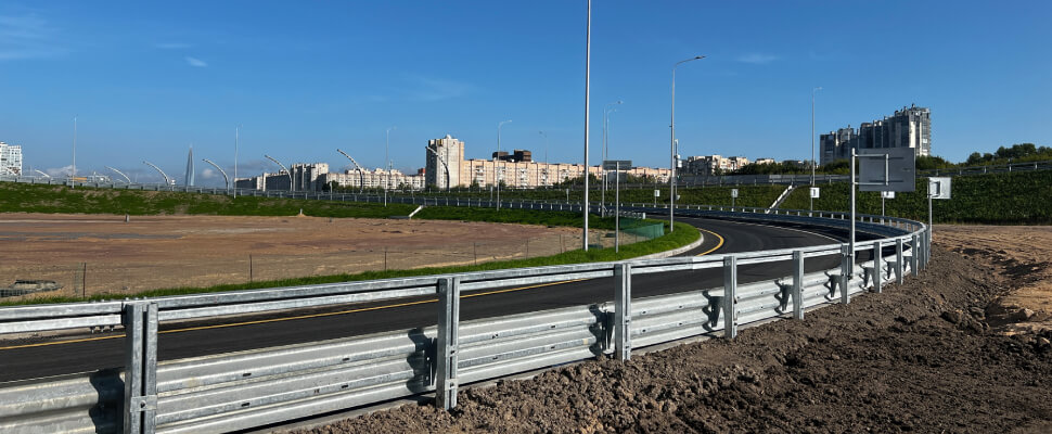 Эксперты Санкт-Петербургского Центра госэкспертизы посетили новый съезд автомобильной дороги «Западный скоростной диаметр»