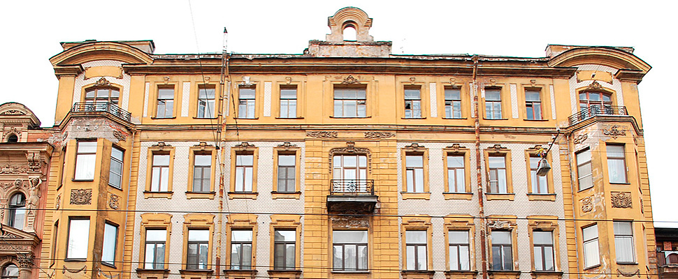 В Санкт-Петербурге отреставрируют фасад объекта культурного наследия «Дом П.Г.Гулина» 