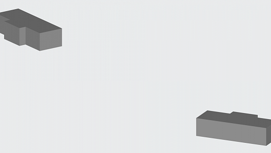 Трёхмерная модель: ОКС окружающей застройки. Класс IFC: IfcBuildingElementProxy