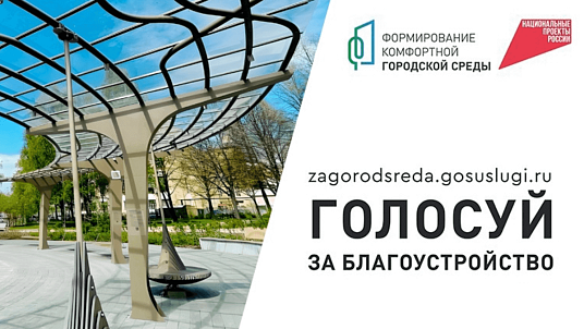 Стартовало голосование за объекты благоустройства